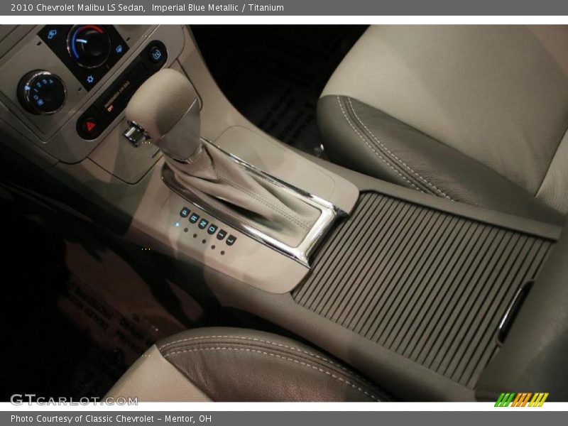 Imperial Blue Metallic / Titanium 2010 Chevrolet Malibu LS Sedan
