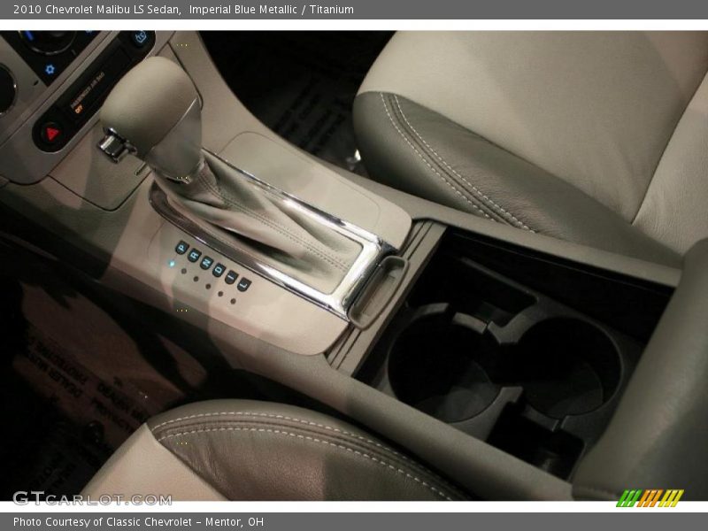 Imperial Blue Metallic / Titanium 2010 Chevrolet Malibu LS Sedan