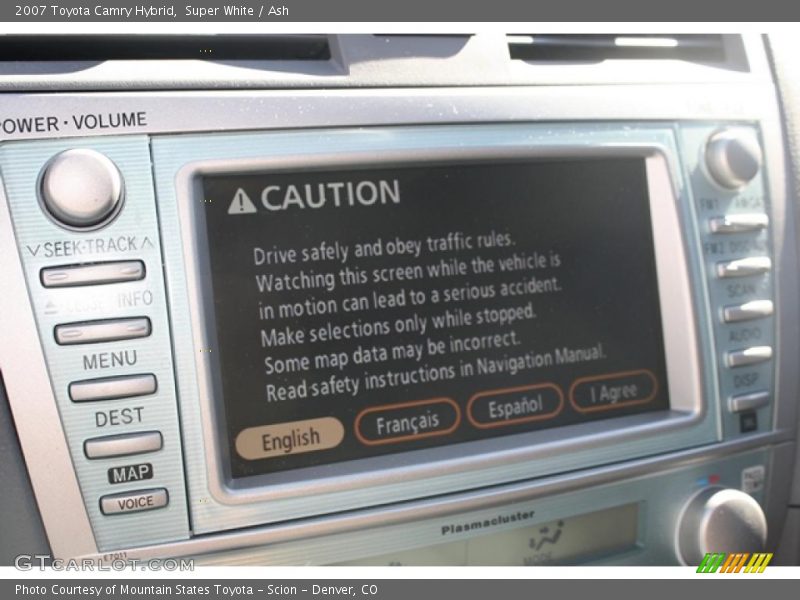 Super White / Ash 2007 Toyota Camry Hybrid