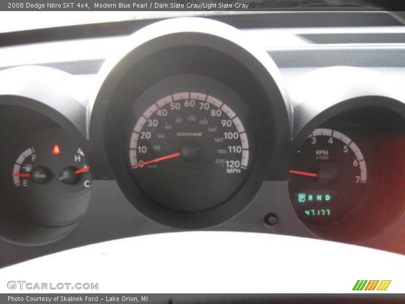 Modern Blue Pearl / Dark Slate Gray/Light Slate Gray 2008 Dodge Nitro SXT 4x4