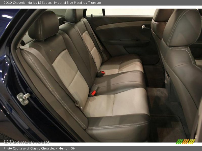 Imperial Blue Metallic / Titanium 2010 Chevrolet Malibu LS Sedan