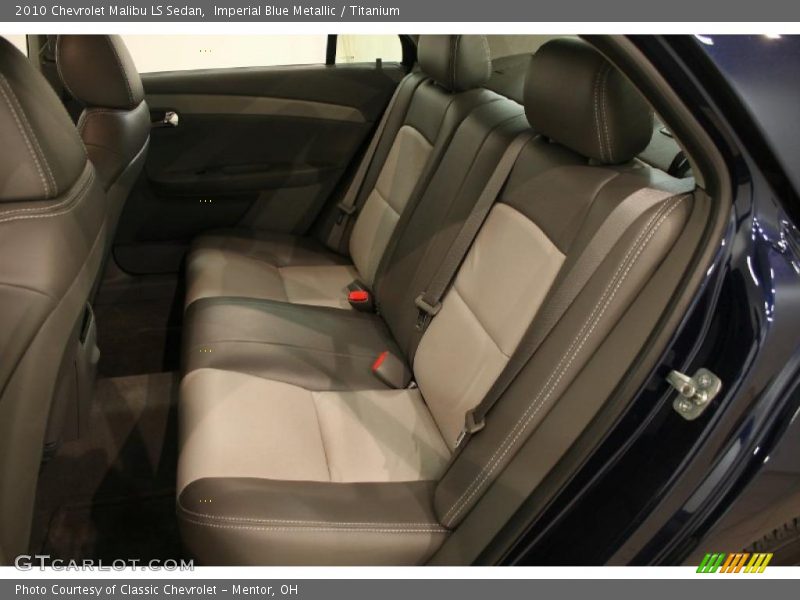 Imperial Blue Metallic / Titanium 2010 Chevrolet Malibu LS Sedan