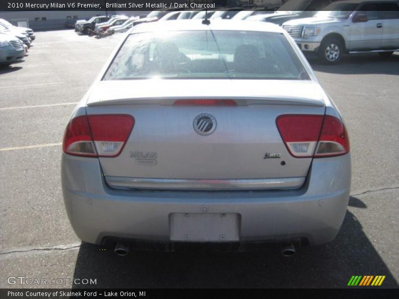 Brilliant Silver Metallic / Dark Charcoal 2010 Mercury Milan V6 Premier