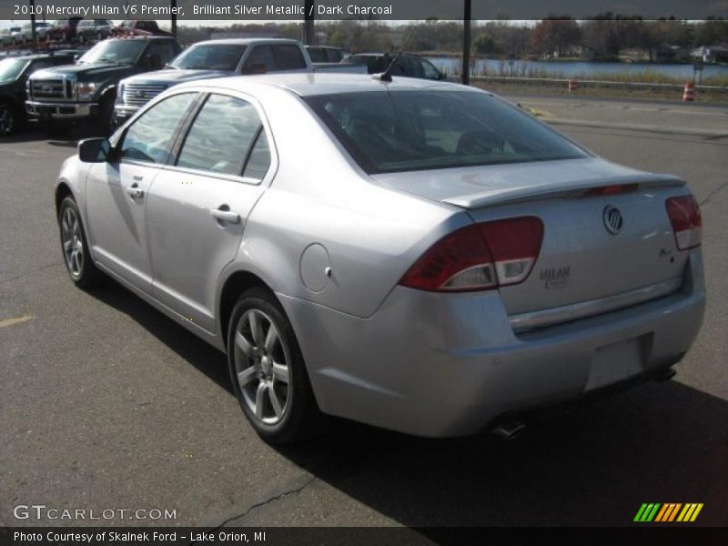 Brilliant Silver Metallic / Dark Charcoal 2010 Mercury Milan V6 Premier