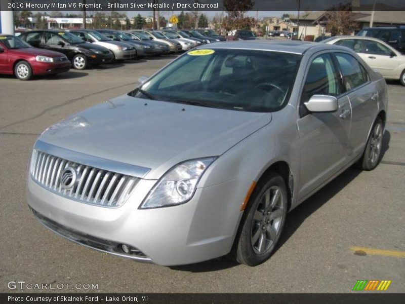 Brilliant Silver Metallic / Dark Charcoal 2010 Mercury Milan V6 Premier