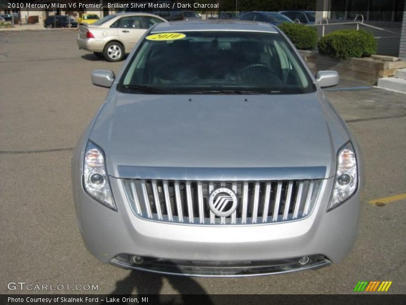 Brilliant Silver Metallic / Dark Charcoal 2010 Mercury Milan V6 Premier