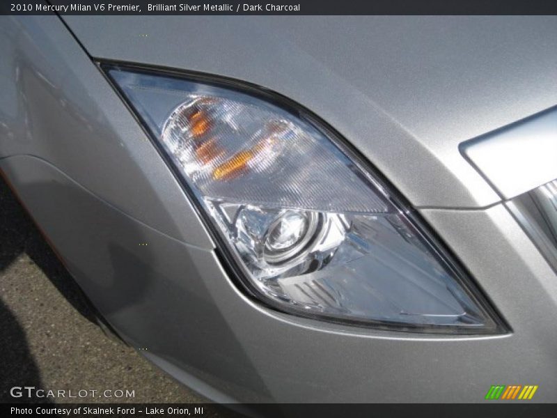 Brilliant Silver Metallic / Dark Charcoal 2010 Mercury Milan V6 Premier