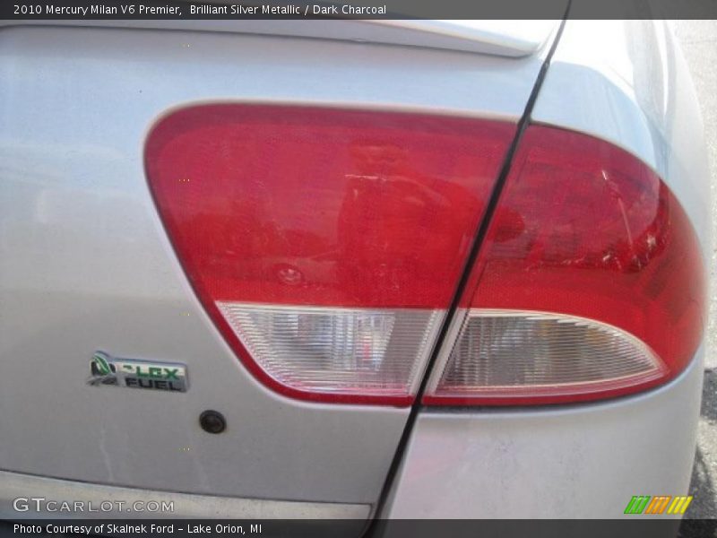 Brilliant Silver Metallic / Dark Charcoal 2010 Mercury Milan V6 Premier
