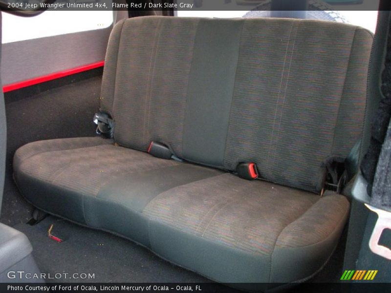 Flame Red / Dark Slate Gray 2004 Jeep Wrangler Unlimited 4x4