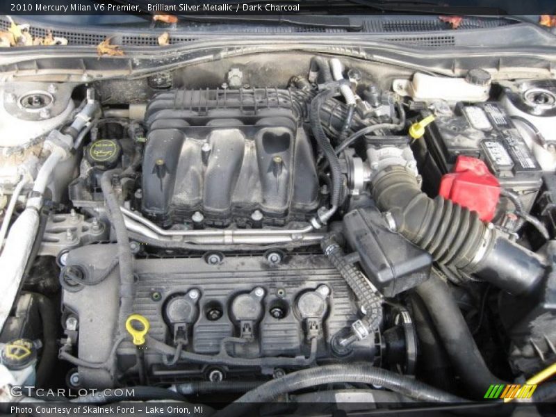 Brilliant Silver Metallic / Dark Charcoal 2010 Mercury Milan V6 Premier