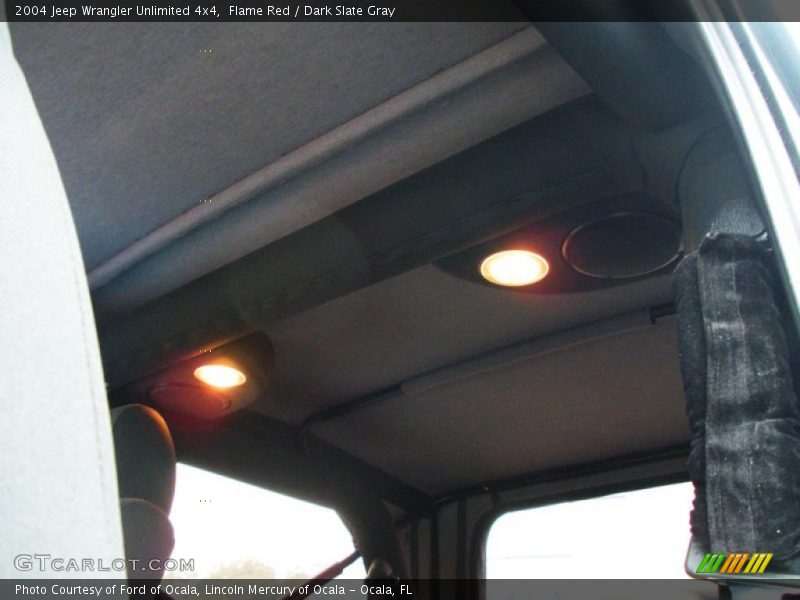 Flame Red / Dark Slate Gray 2004 Jeep Wrangler Unlimited 4x4