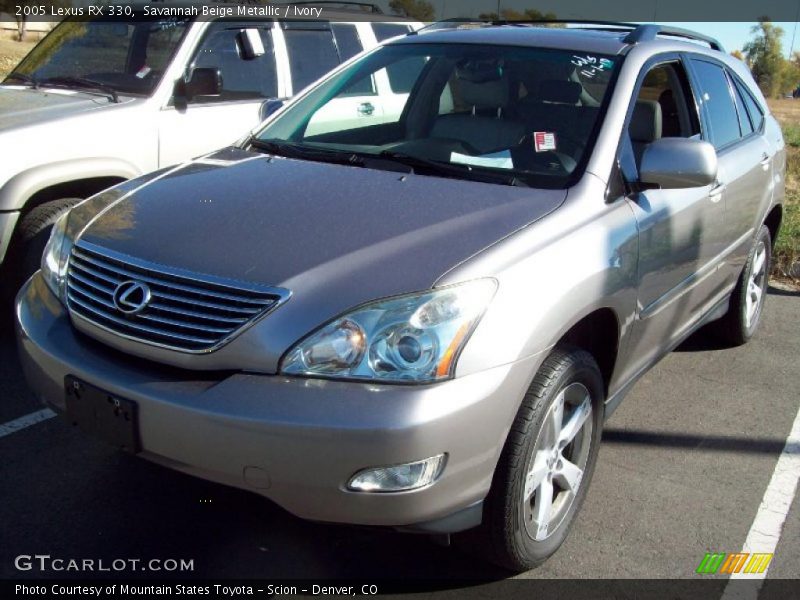 Savannah Beige Metallic / Ivory 2005 Lexus RX 330