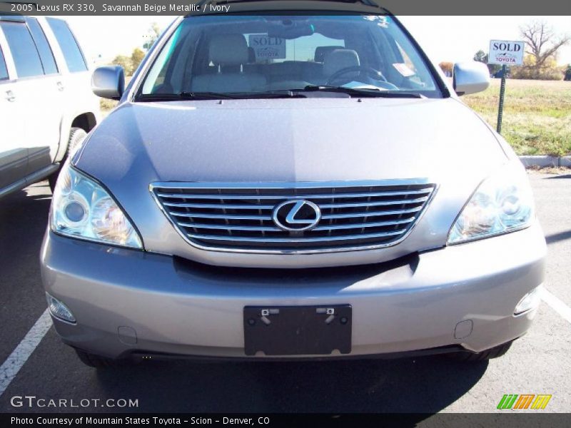 Savannah Beige Metallic / Ivory 2005 Lexus RX 330