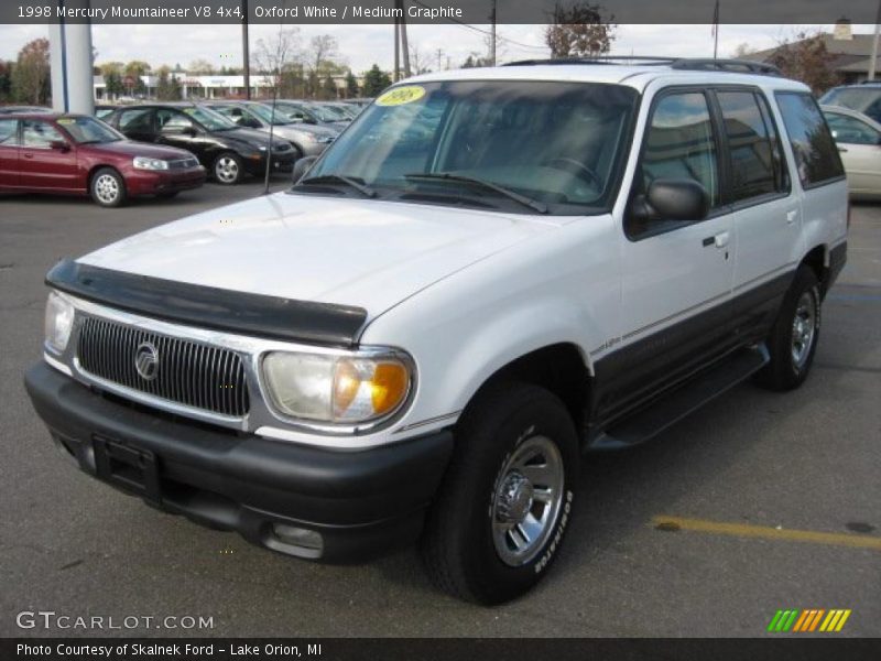 Oxford White / Medium Graphite 1998 Mercury Mountaineer V8 4x4