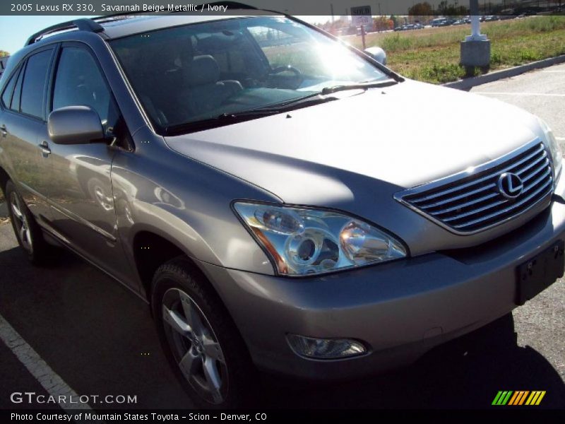 Savannah Beige Metallic / Ivory 2005 Lexus RX 330