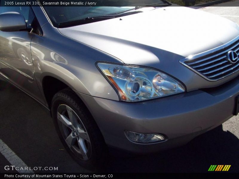 Savannah Beige Metallic / Ivory 2005 Lexus RX 330