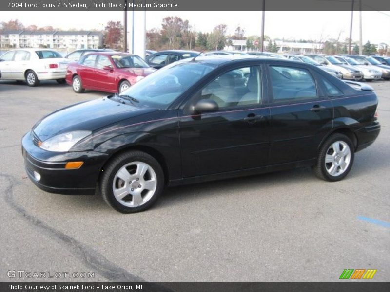 Pitch Black / Medium Graphite 2004 Ford Focus ZTS Sedan