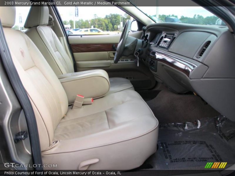 Gold Ash Metallic / Medium Parchment 2003 Mercury Grand Marquis GS