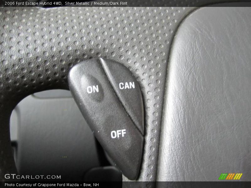 Controls of 2006 Escape Hybrid 4WD