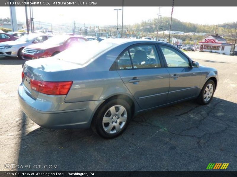 Medium Silver Blue / Gray 2010 Hyundai Sonata GLS