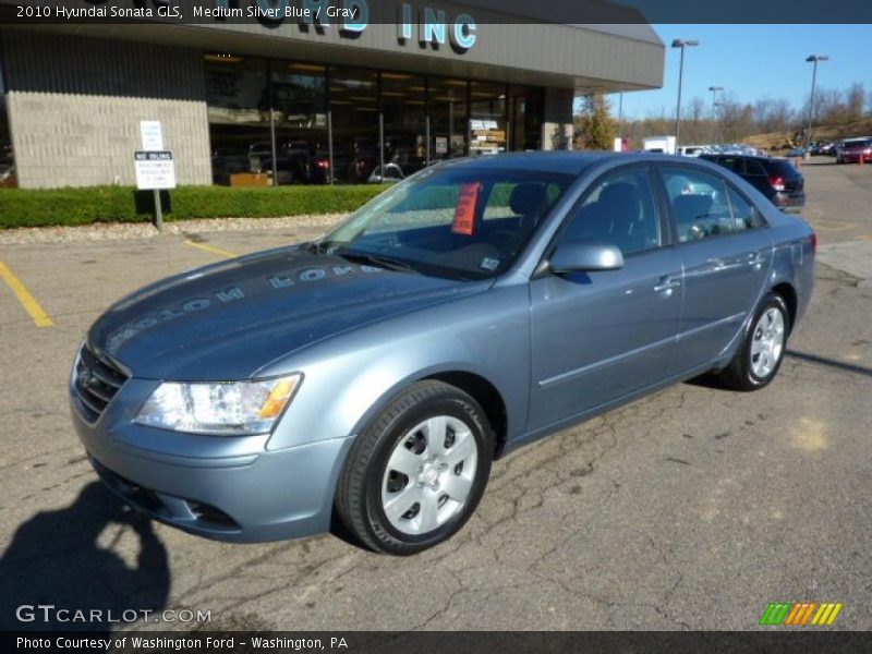 Medium Silver Blue / Gray 2010 Hyundai Sonata GLS