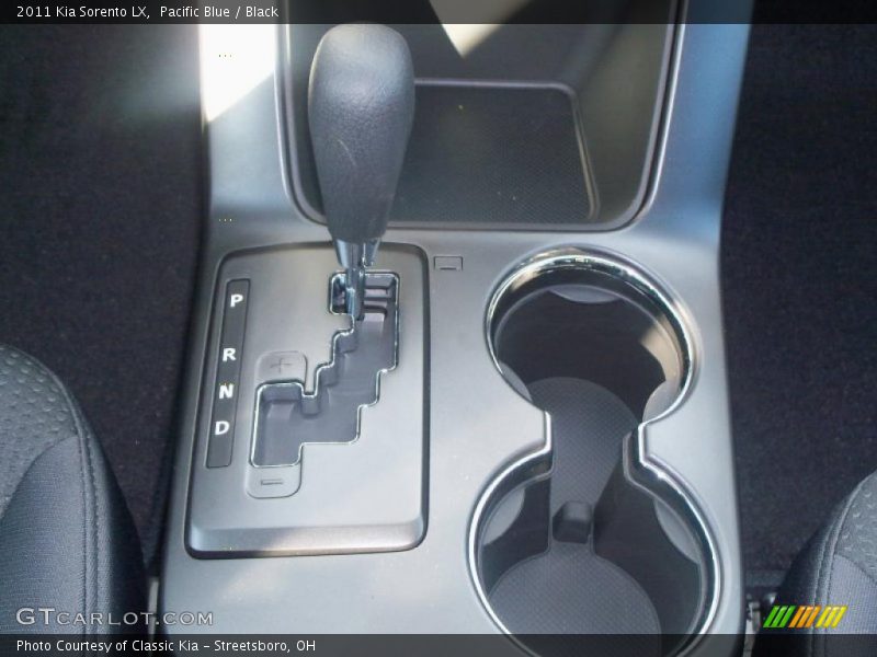 Pacific Blue / Black 2011 Kia Sorento LX