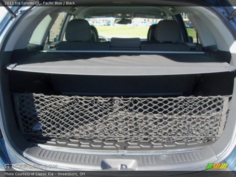 Pacific Blue / Black 2011 Kia Sorento LX