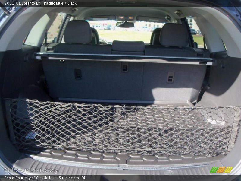 Pacific Blue / Black 2011 Kia Sorento LX