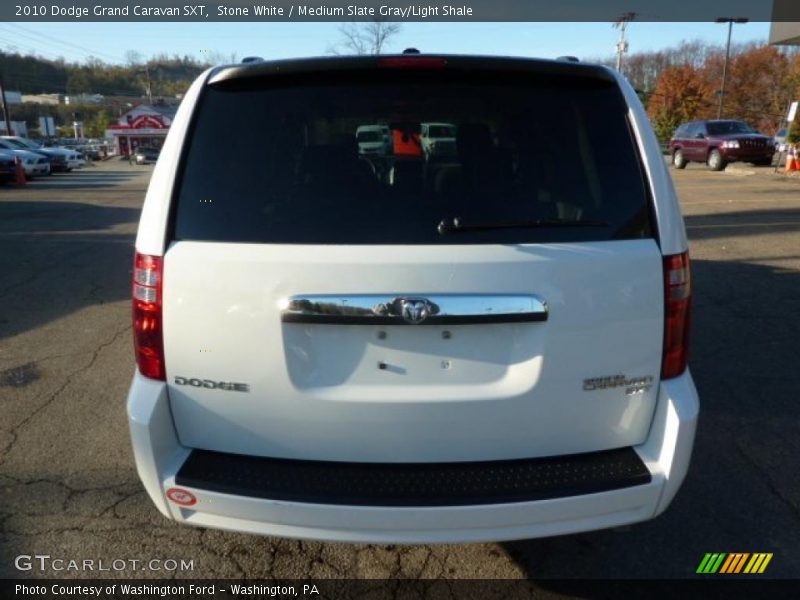 Stone White / Medium Slate Gray/Light Shale 2010 Dodge Grand Caravan SXT