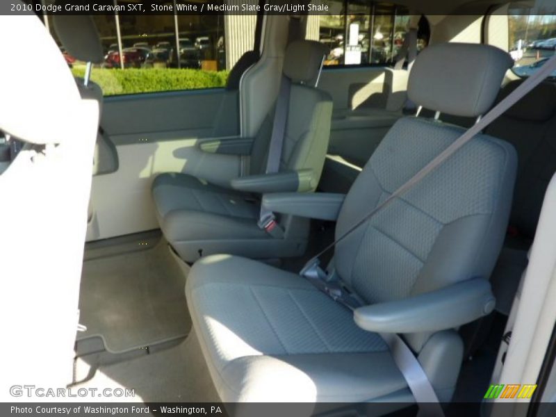 Stone White / Medium Slate Gray/Light Shale 2010 Dodge Grand Caravan SXT