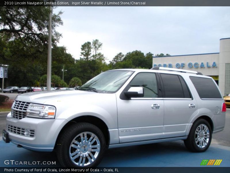 Ingot Silver Metallic / Limited Stone/Charcoal 2010 Lincoln Navigator Limited Edition