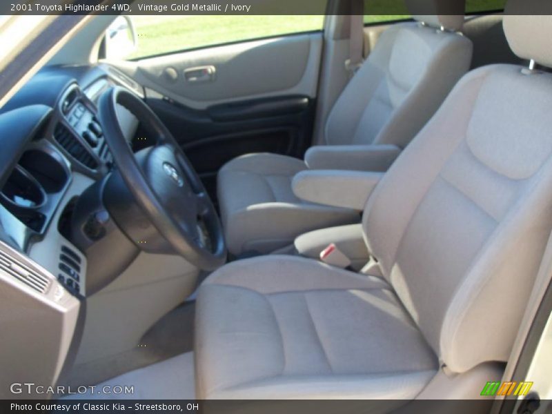 Vintage Gold Metallic / Ivory 2001 Toyota Highlander 4WD