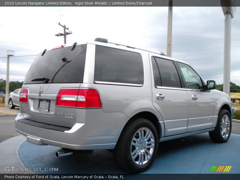 Ingot Silver Metallic / Limited Stone/Charcoal 2010 Lincoln Navigator Limited Edition