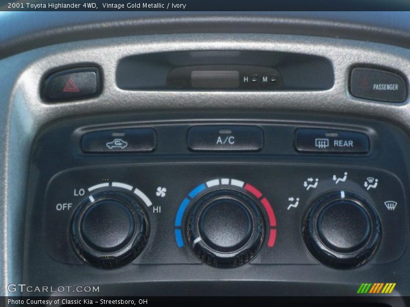 Vintage Gold Metallic / Ivory 2001 Toyota Highlander 4WD