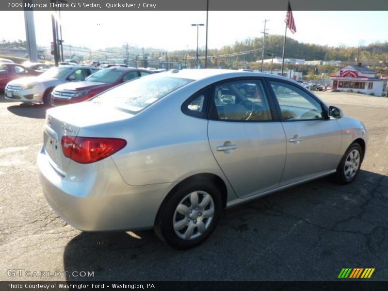 Quicksilver / Gray 2009 Hyundai Elantra GLS Sedan