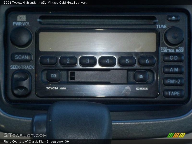 Vintage Gold Metallic / Ivory 2001 Toyota Highlander 4WD