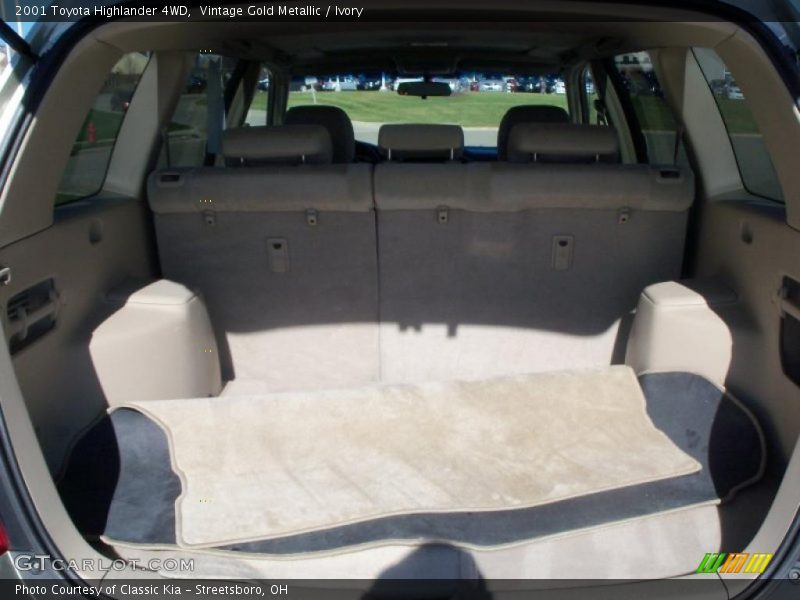 Vintage Gold Metallic / Ivory 2001 Toyota Highlander 4WD