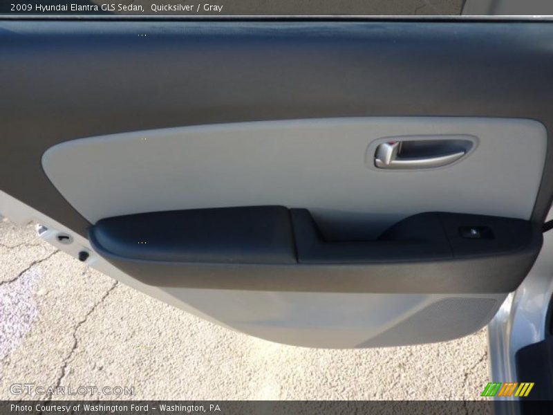 Quicksilver / Gray 2009 Hyundai Elantra GLS Sedan