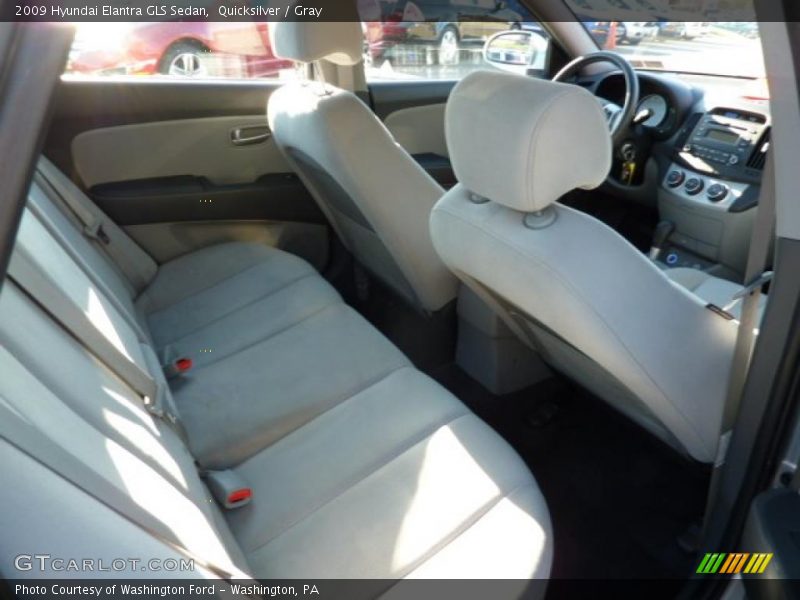 Quicksilver / Gray 2009 Hyundai Elantra GLS Sedan