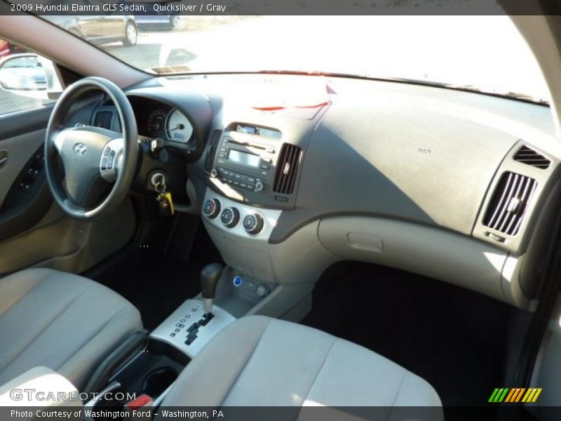 Quicksilver / Gray 2009 Hyundai Elantra GLS Sedan