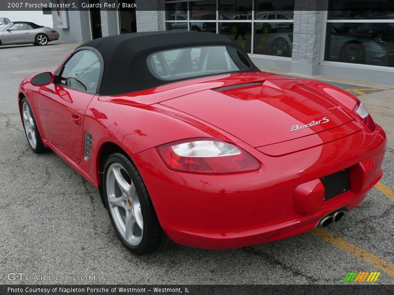 Guards Red / Black 2007 Porsche Boxster S