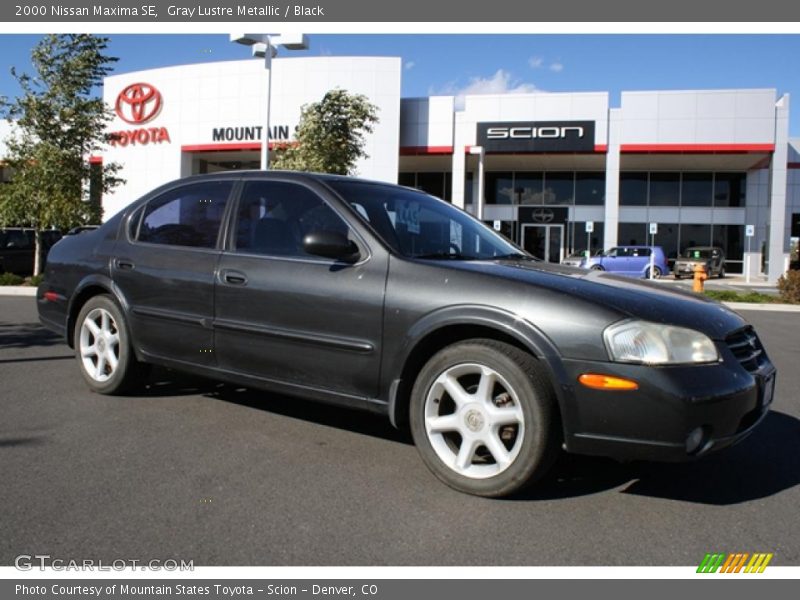 Gray Lustre Metallic / Black 2000 Nissan Maxima SE