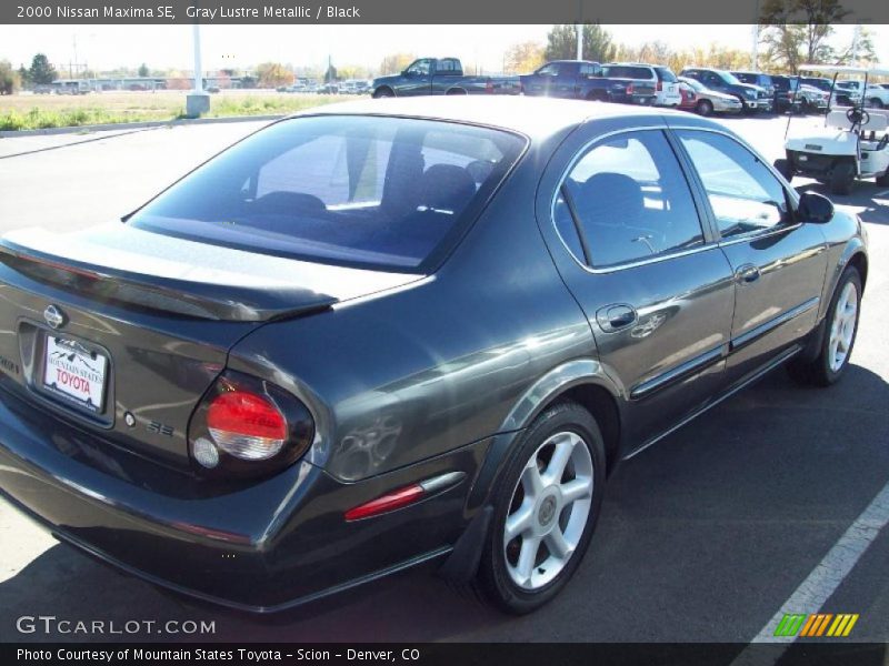 Gray Lustre Metallic / Black 2000 Nissan Maxima SE