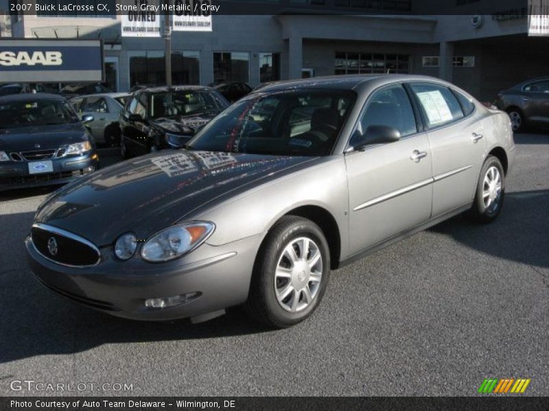 Stone Gray Metallic / Gray 2007 Buick LaCrosse CX