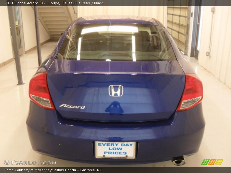 Belize Blue Pearl / Black 2011 Honda Accord LX-S Coupe