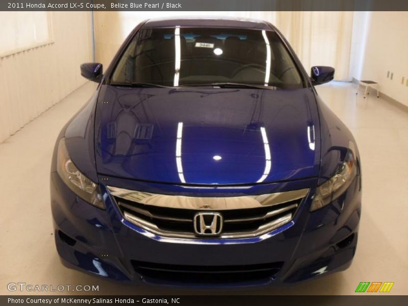 Belize Blue Pearl / Black 2011 Honda Accord LX-S Coupe