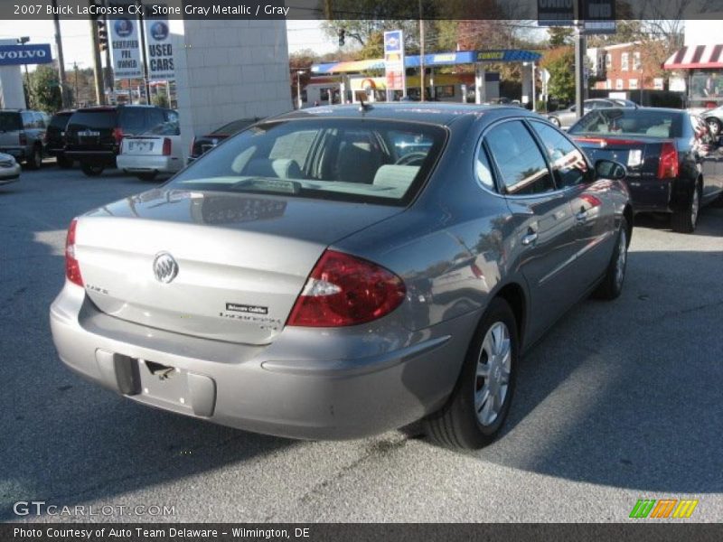 Stone Gray Metallic / Gray 2007 Buick LaCrosse CX