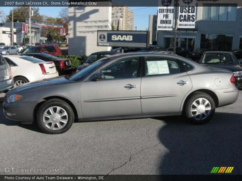 Stone Gray Metallic / Gray 2007 Buick LaCrosse CX