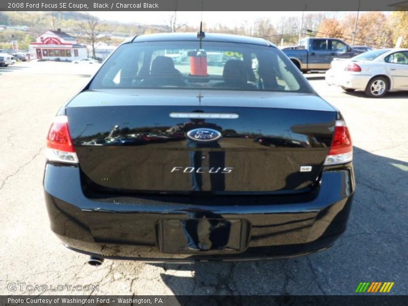 Black / Charcoal Black 2008 Ford Focus SE Coupe
