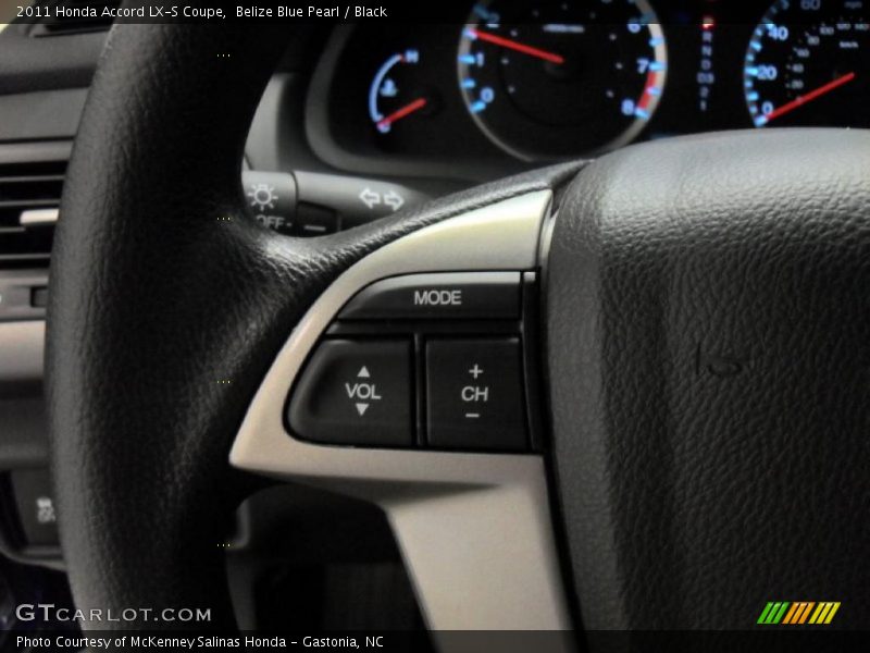 Belize Blue Pearl / Black 2011 Honda Accord LX-S Coupe